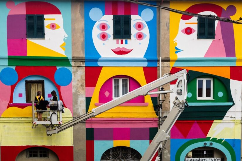 “La Collina delle Fiabe”, il Festival di street art di Riparbella entra nelle cantine del territorio