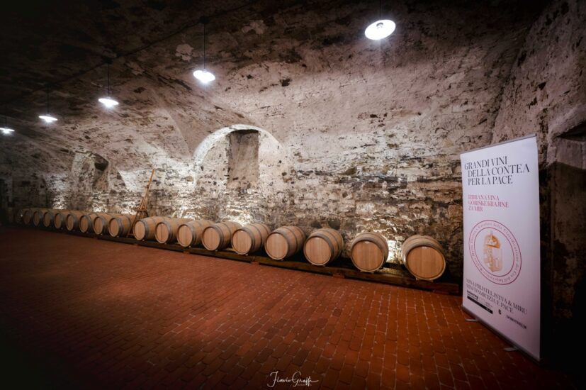 I “Grandi Vini della Contea per la Pace” dei Cavalieri dei Cru dell’Imperatrice Maria Teresa in asta al Monastero di Castagnevizza a Nova Gorica (ph: Flavio Graffi)