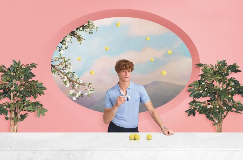 Jannik Sinner per Lavazza