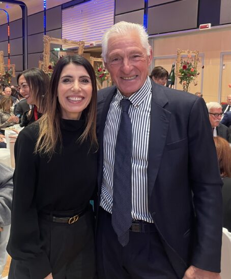 La cantante Giorgia e il mito del ciclismo Francesco Moser 