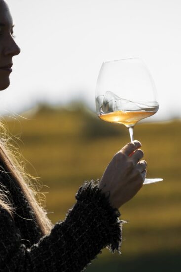 Oslavia, la Ribolla e il calice by Italesse (ph: Fabrice Gallina)