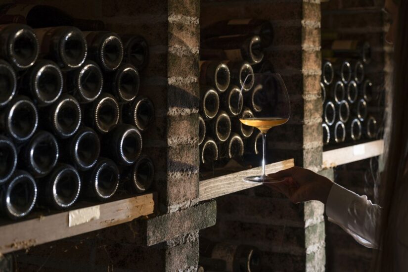 Oslavia, la Ribolla e il calice by Italesse (ph: Fabrice Gallina)