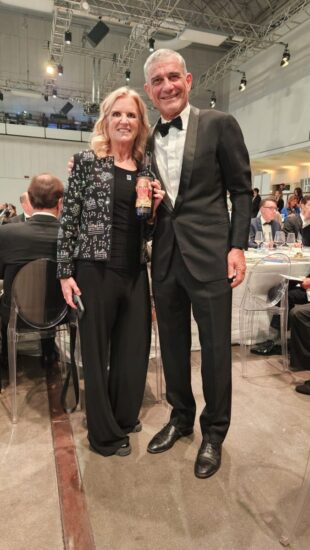 Kerry Kennedy e Francesco Mazzei con il Philip