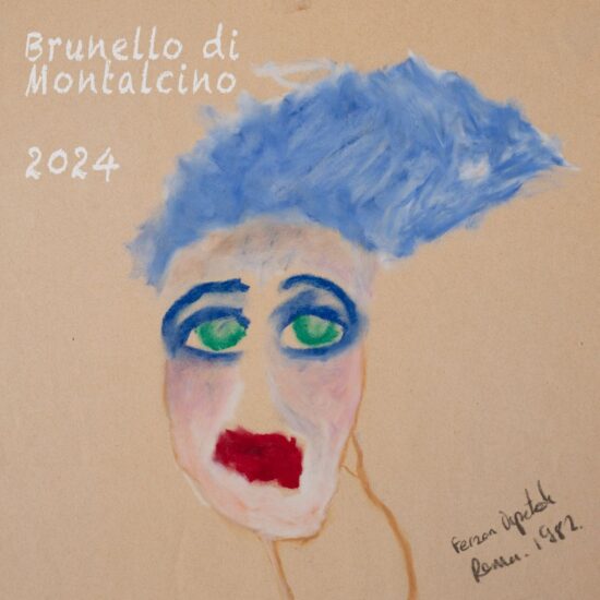 La mattonella dedicata al Brunello di Montalcino 2024, disegnata da Ferzan Ozpetek