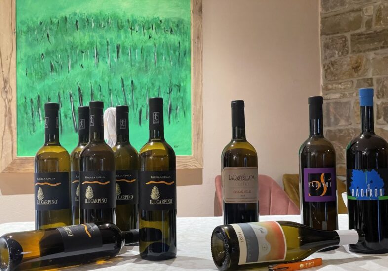 Oslavia, la Ribolla e il calice by Italesse (ph: WineNews)