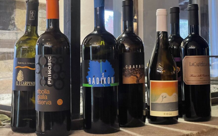 Oslavia, la Ribolla e il calice by Italesse (ph: WineNews)