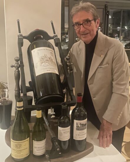 L’enologo Riccardo Cotarella 