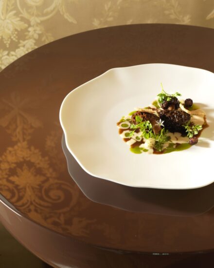 Spugnole alla brace dello chef Marco Galtarossa (ph: Paolo Chiodini)