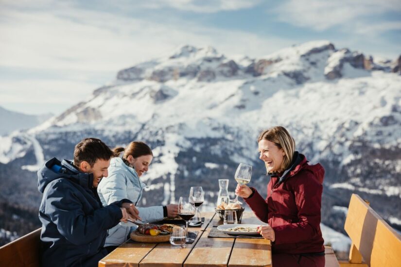 “Sciare con Gusto” in Alta Badia con piatti di chef stellati ed i vini dell’Alto Adige nei rifugi 