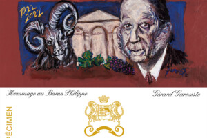Il pittore francese Gérard Garouste firma l’etichetta d’autore di Château Mouton Rothschild 2022