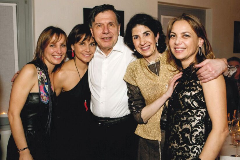 Premio Nonino 2013, Giorgio Parisi Premio Nonino 2005 e Premio Nobel 2021, Fabiola Giannotti, Antonella, Elisabetta e Cristina Nonino