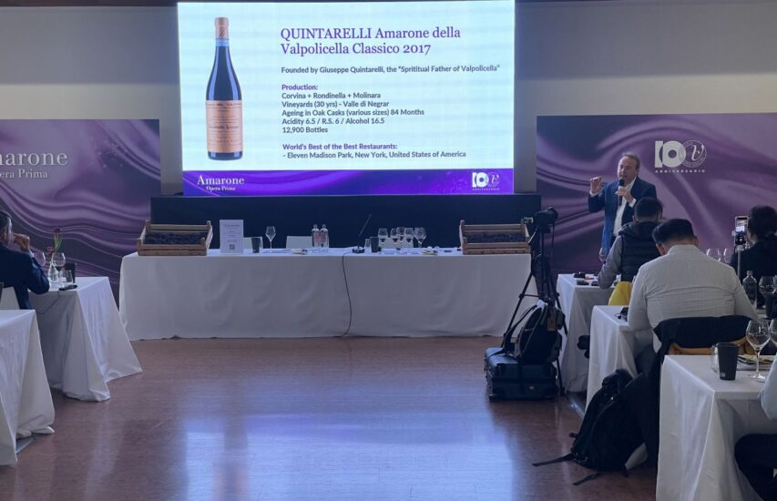 Masterclass ad “Amarone Opera Prima” 2025 a Verona 