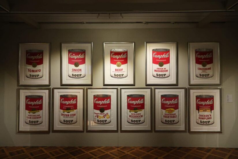 “Campbell’s Soup Cans” di Andy Warhol in mostra a Gorizia (ph: Comune di Gorizia) 
