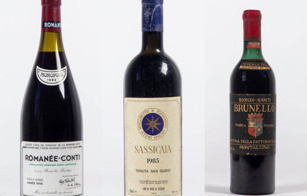 ASTE, BIONDI SANTI, BRUNELLO DI MONTALCINO RISERVA, COLLEZIONISMO, FINARTE, ROMANEE CONTI, SASSICAIA, TENUTA SAN GUIDO, Italia