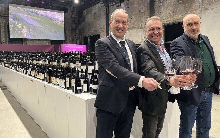 Francesco Monchiero (Piemonte Land), Paolo Bongioanni (Regione Piemonte), Ettore Germano (Consorzio Barolo)