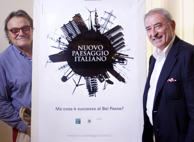 Oliviero Toscani con Vittorio Moretti 