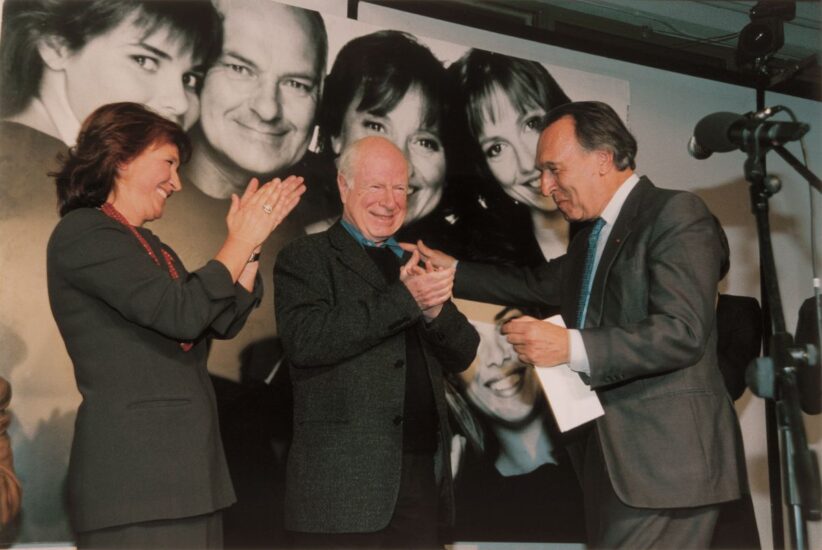 Premio Nonino 1999, Giannola Nonino con Peter Brook e Claudio Abbado