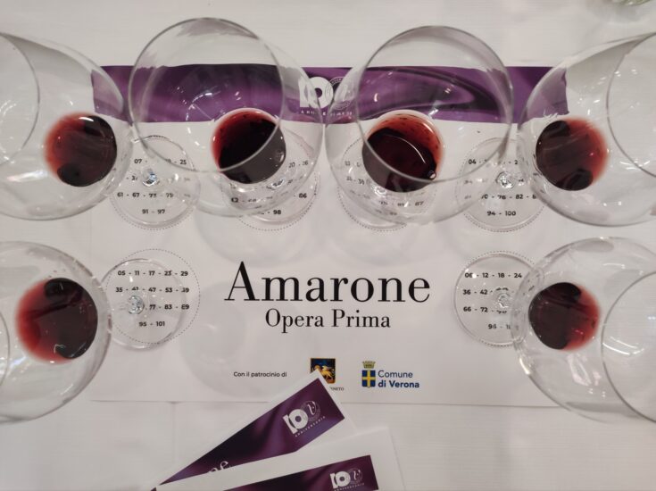 Amarone Opera Prima 2025 - Tavolo di degustazione