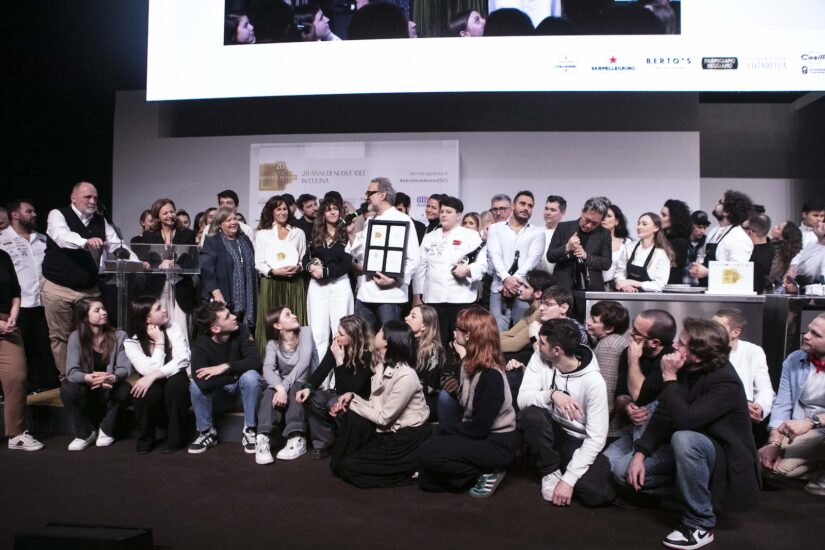 Premio Berlucchi, con Cristina Ziliani, a Francescana Family