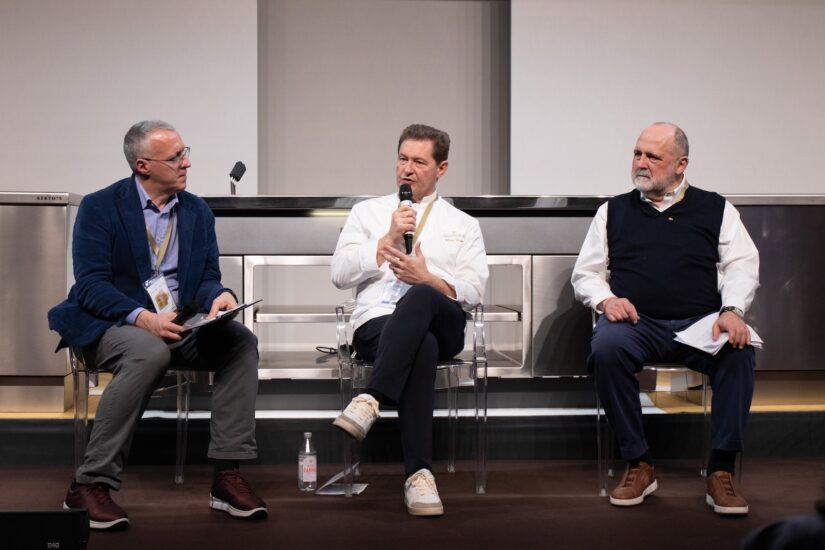 Da destra, Paolo Marchi e Enrico Cerea