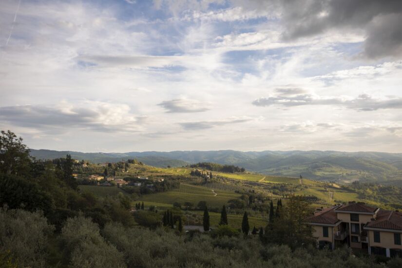 Il paesaggio del Chianti Classico, è considerato da molti il più bello al mondo 