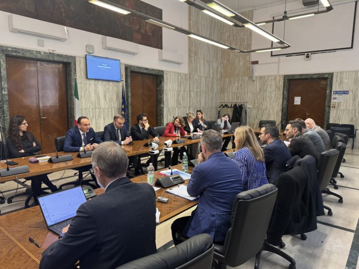 Il presidente della Regione Piemonte, Alberto Cirio, al tavolo ministeriale
