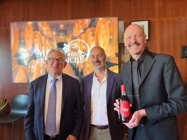 I professori Cardebat e Gaeta e l’ad Masi Girotto