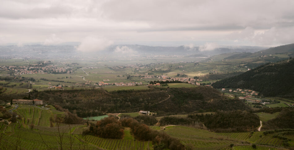 La vallata di Fumane, in Valpolicella