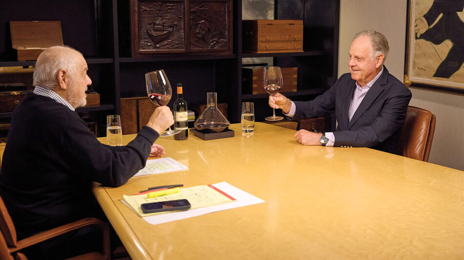Marvin R. Shanken e Piero Antinori (credit: Rick Wenner per “Wine Spectator”)