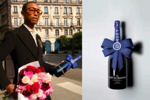 La leggenda della musica Pharrell Williams firma una limited edition per Moët & Chandon
