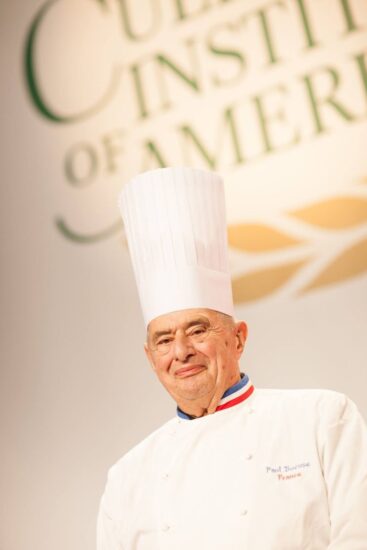 Paul Bocuse al “Culinary Institute of America” (ph: Facebook/Culinary Institute of America)