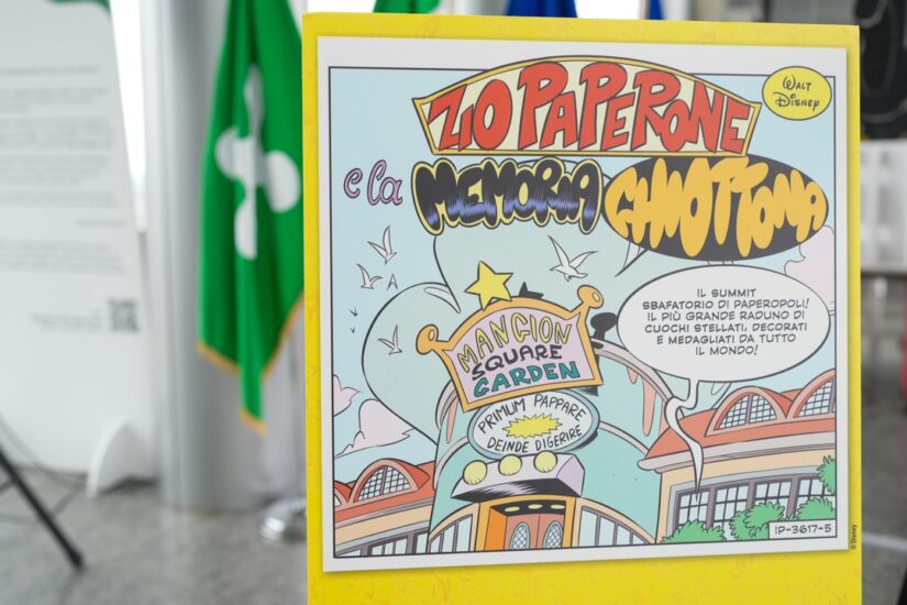 La gastronomia della Lombardia protagonista su “Topolino”