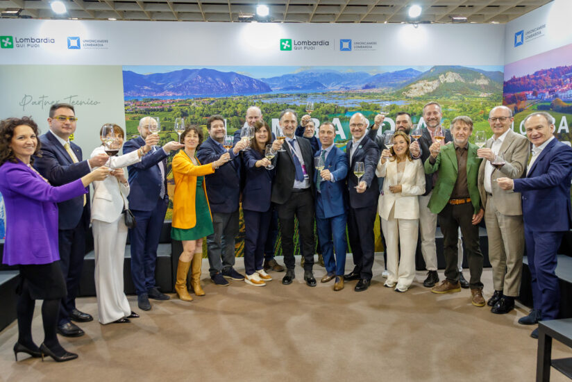 L’inaugurazione del padiglione Lombardia. Credit: Veronafiere/ennevi