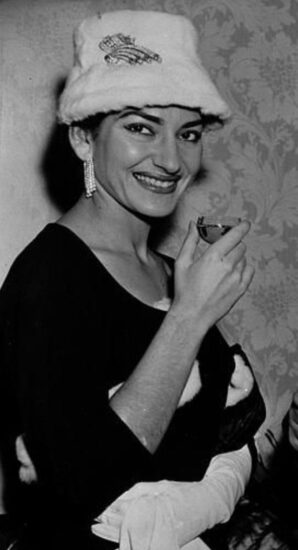 Maria Callas con il Brancamenta 