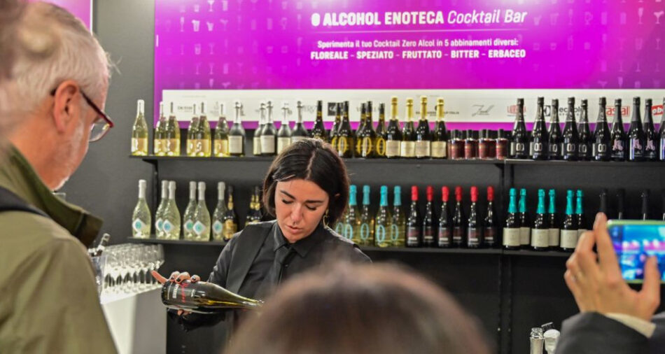 I vini “No-Lo” a Vinitaly 2025 (credit: Veronafiere/Ennevi)