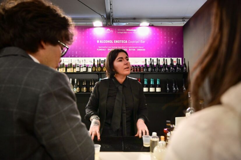 I vini “No-Lo” a Vinitaly 2025 (credit: Veronafiere/Ennevi)