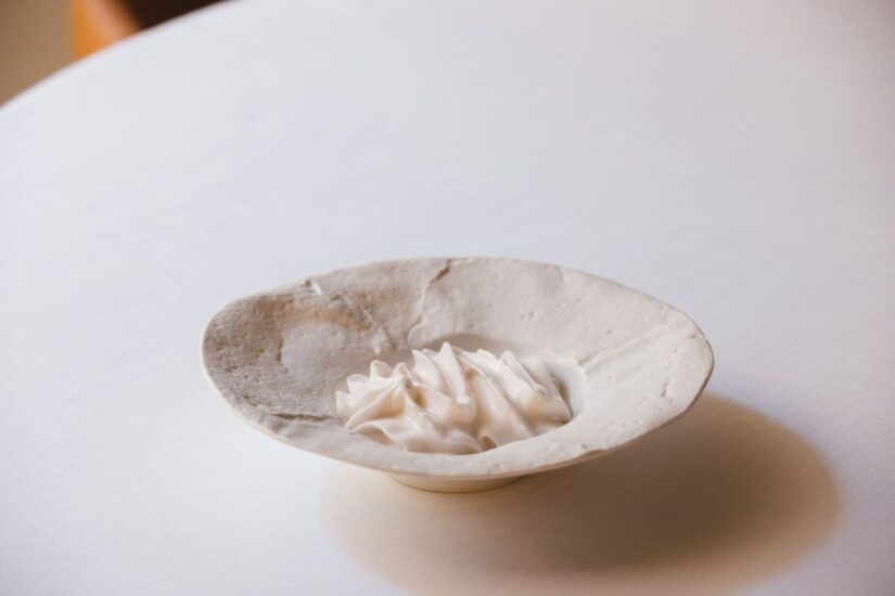 “La Scala dei Turchi” dello chef Pino Cuttaia (credit: Gabriele Zanon)