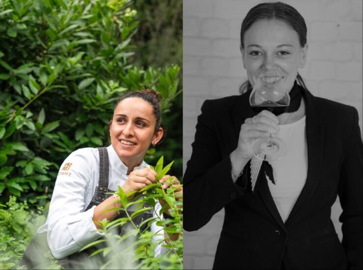 La chef Arianna Gatti e la sommelier Zaira Peracchia a “ViniVeri” a Cerea