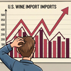 USA: wine imports grew in the first 3 months of 2025 (before tariffs). France soared, Italy followed