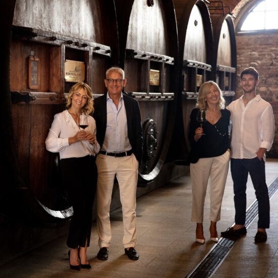 La famiglia Abbona alla guida della storica cantina Marchesi di Barolo