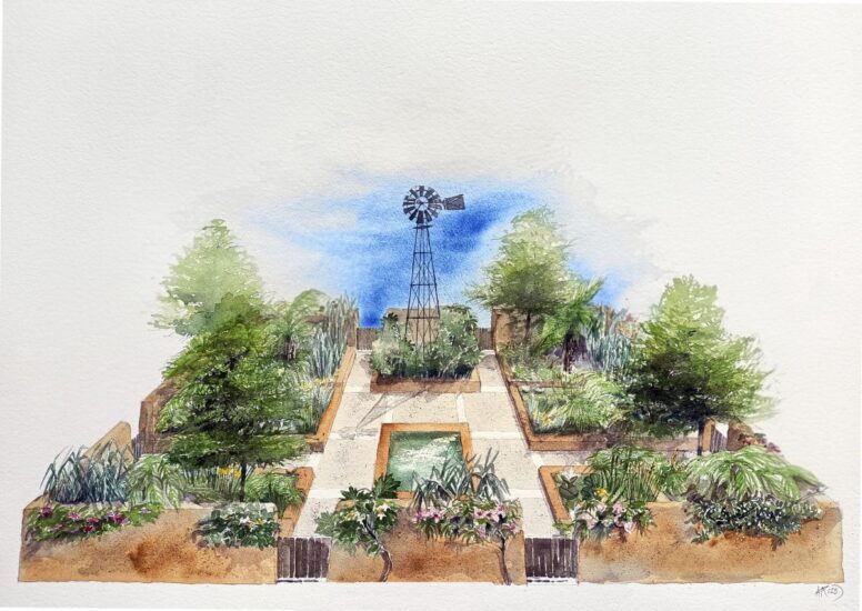 “Vento e Acqua” di Paolo Pejrone al Parco Radicepura 