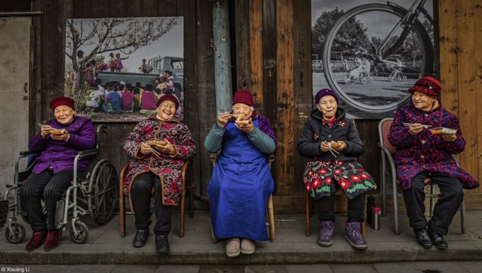 Credit: Xiaoling Li, “The Elderly Having Delicious Food”