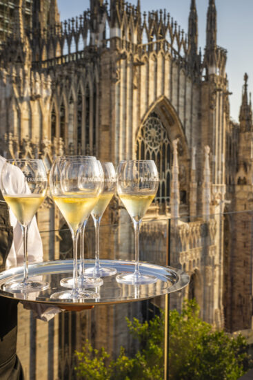  Il party con vista Duomo by Franciacorta per la “Milano Fashion Week”