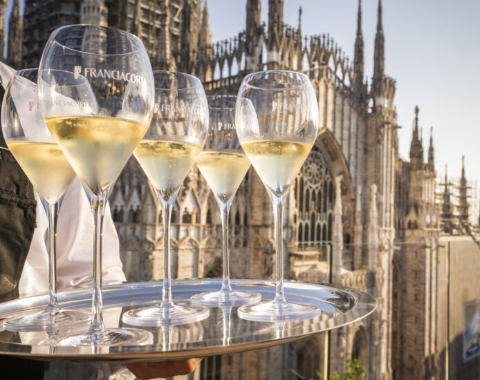  Il party con vista Duomo by Franciacorta per la “Milano Fashion Week”
