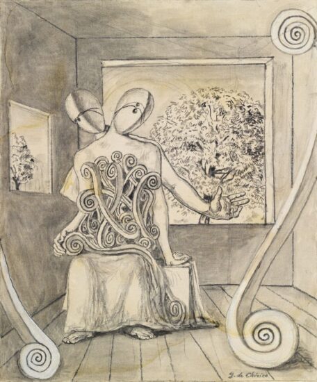  Arte e grande cucina si incontrano con Carlo Cracco e Farsettiarte (credit: Giorgio de Chirico “Tristezza della primavera”, Ristorante Cracco/Farsettiarte)