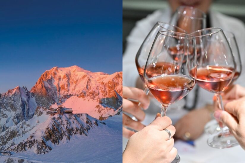 Per il “World Lambrusco Day - Italian edition” il Consorzio del Lambrusco sale sul Monte Bianco