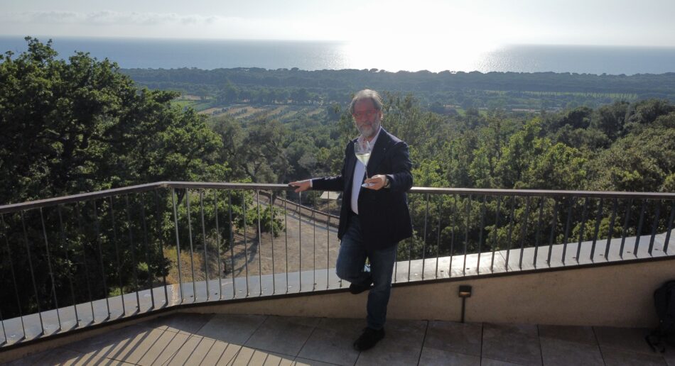 Il direttore WineNews, Alessandro Regoli, a Tenuta Meraviglia