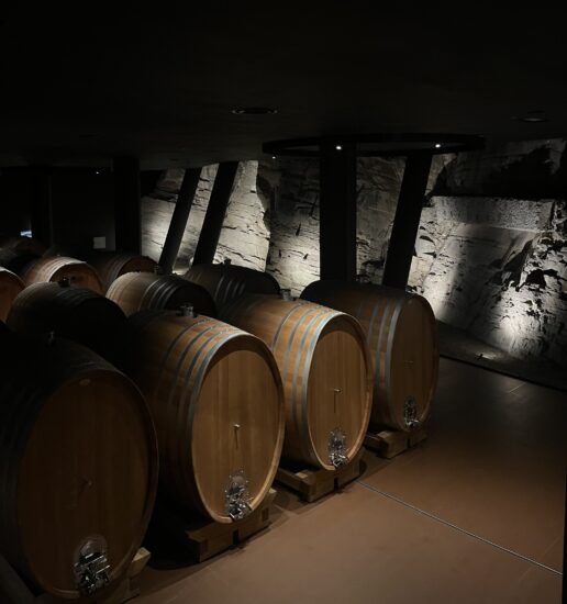 La bottaia di Tenuta Meraviglia