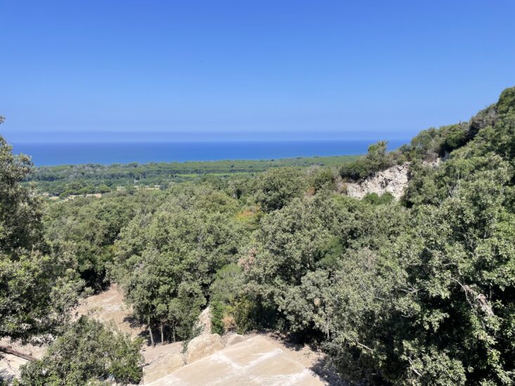 La vista da Tenuta Meraviglia