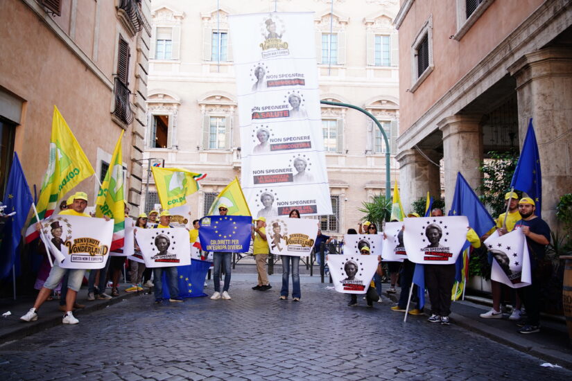 La protesta Coldiretti contro Von der Leyen, a Bruxelles e Roma